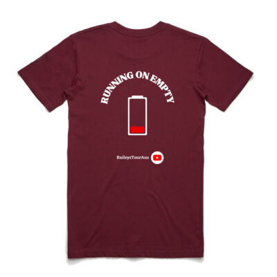 BTA - Men's Tee - 'Running on Empty' Thumbnail