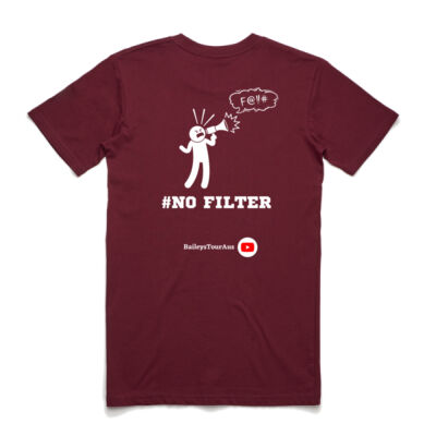 BTA - Men's Tee - '#No Filter' Thumbnail