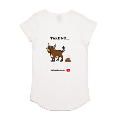 BTA - Women's White Tees - 'Take no...' Thumbnail