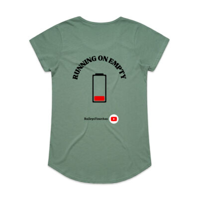 BTA - Women's Light Tee - 'Running on empty' Thumbnail
