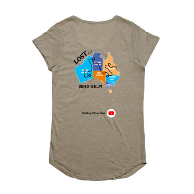 BTA - Women's Light Tee - 'Lost, send help' Thumbnail