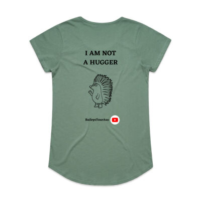 BTA - Women's Light Tee - 'I'm not a hugger' Thumbnail