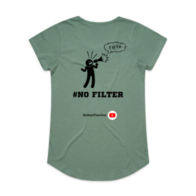 BTA - Women's Light Tee - '#No Filter' Thumbnail